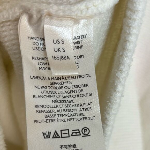 Free People Ottoman Slouchy Tunic in Ecru Ivory Oversized Relaxed Size Small - Picture 9 of 16